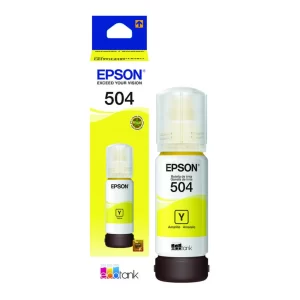 Epson 504, Botella de Tinta Amarilla