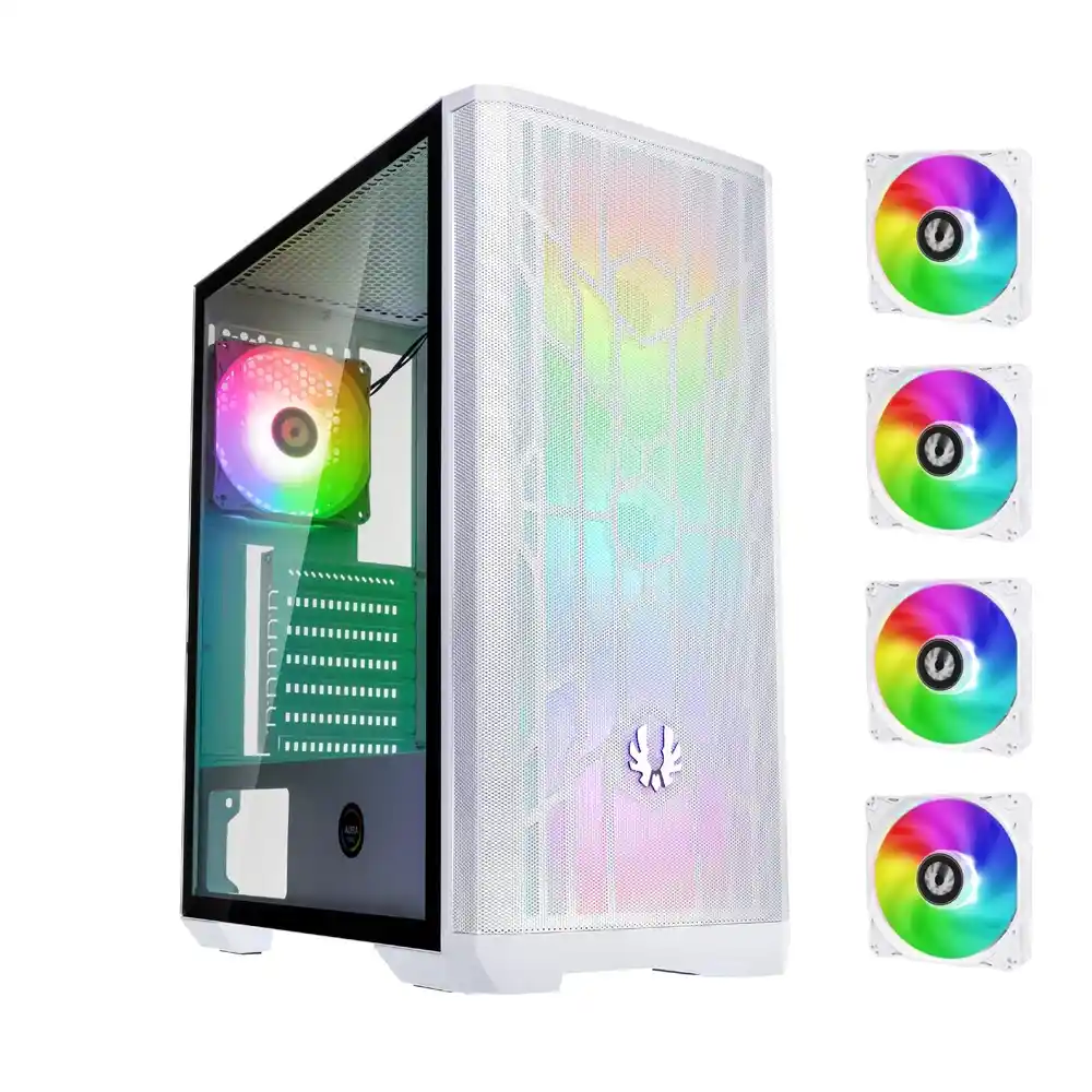 Case Gamer BITFENIX Nova Mesh Se TG 4 Ventiladores ARGB