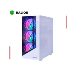 Case Gamer HALION Dragon CR15 Blanco 500W Rainbow LED - Imagen 3