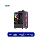 Case Gamer HALION Geminis CR30 500W Rainbow RGB - Imagen 2