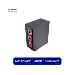 Case Gamer HALION Geminis CR30 500W Rainbow RGB - Imagen 4