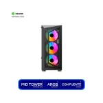 Case Gamer HALION Geminis CR30 500W Rainbow RGB - Imagen 5