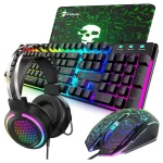 Combo Gamer 4 en 1 Teclado Mouse Headset Mousepad