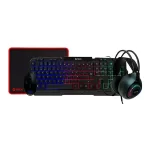 Combo Gamer 4 en 1 Teclado Mouse Headset Mousepad - Imagen 3