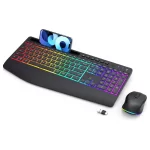 Combo Inalámbrico Teclado de Membrana y Mouse 1200 DPI