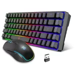 Combo Inalámbrico Teclado de Membrana y Mouse 1200 DPI - Imagen 3
