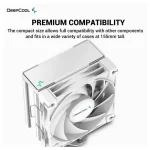 Disipador CPU DEEPCOOL AK400 WH Blanco 220W TDP - Imagen 3
