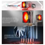 Disipador CPU DEEPCOOL Gammaxx 400 V2 LED Rojo 180W TDP - Imagen 3