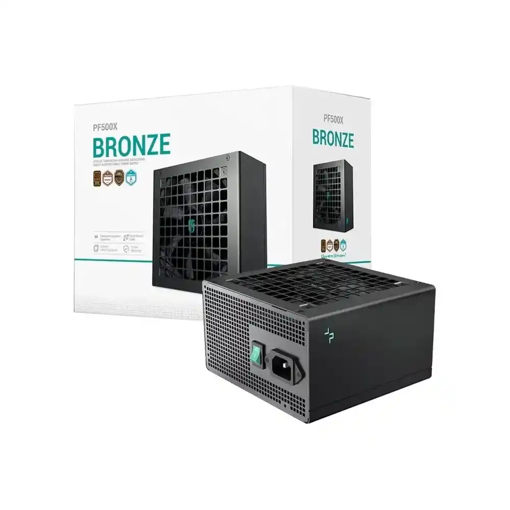 Fuente de Poder DEEPCOOL PF500X 500W 80 Plus Bronze