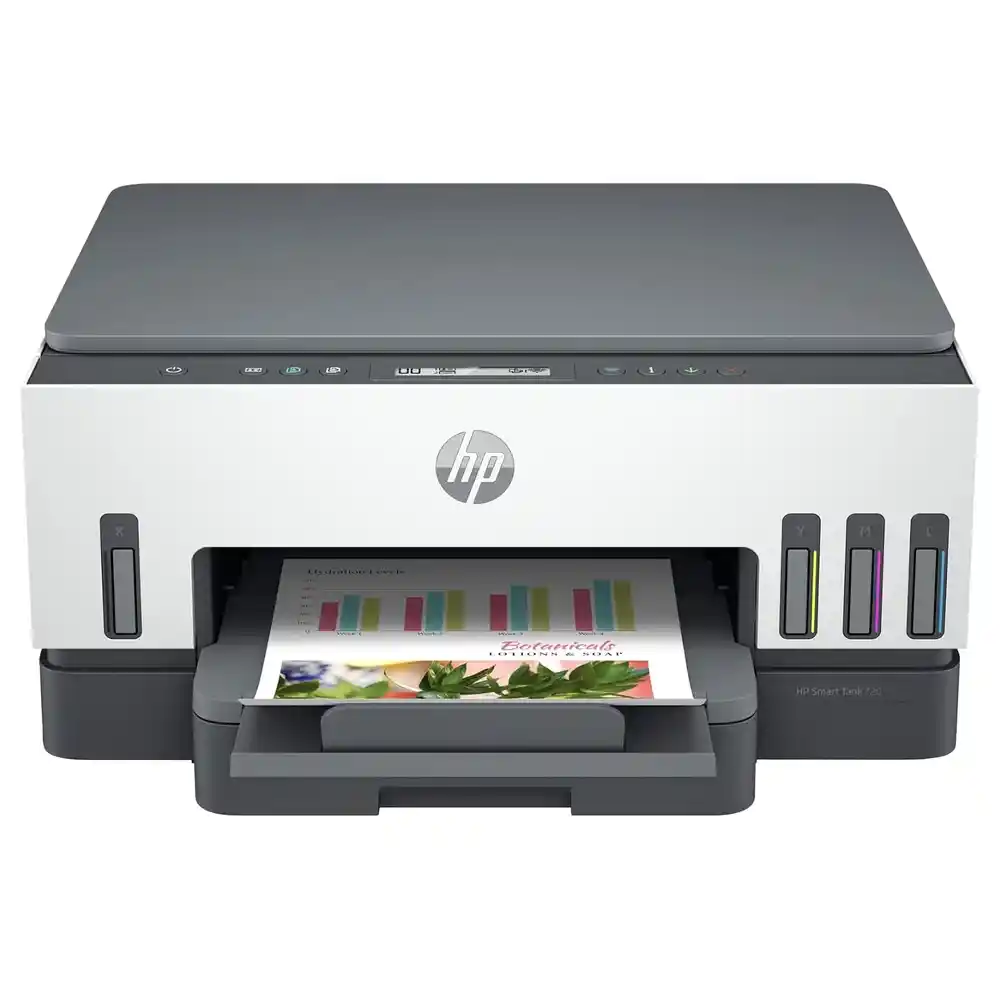 Impresora Multifuncional HP Tinta Continua Wi-Fi Dúplex LCD 720