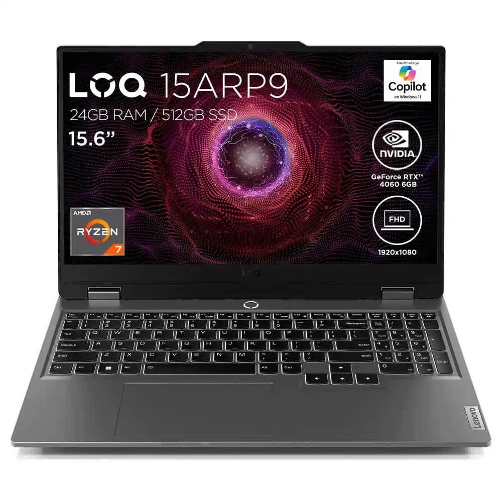 laptop-gamer-lenovo-loq-15-6-1-v2 Laptop Gamer LENOVO LOQ 15.6" FHD Core i5-12450HX 8GB 512GB RTX 3050 - Imagen 1