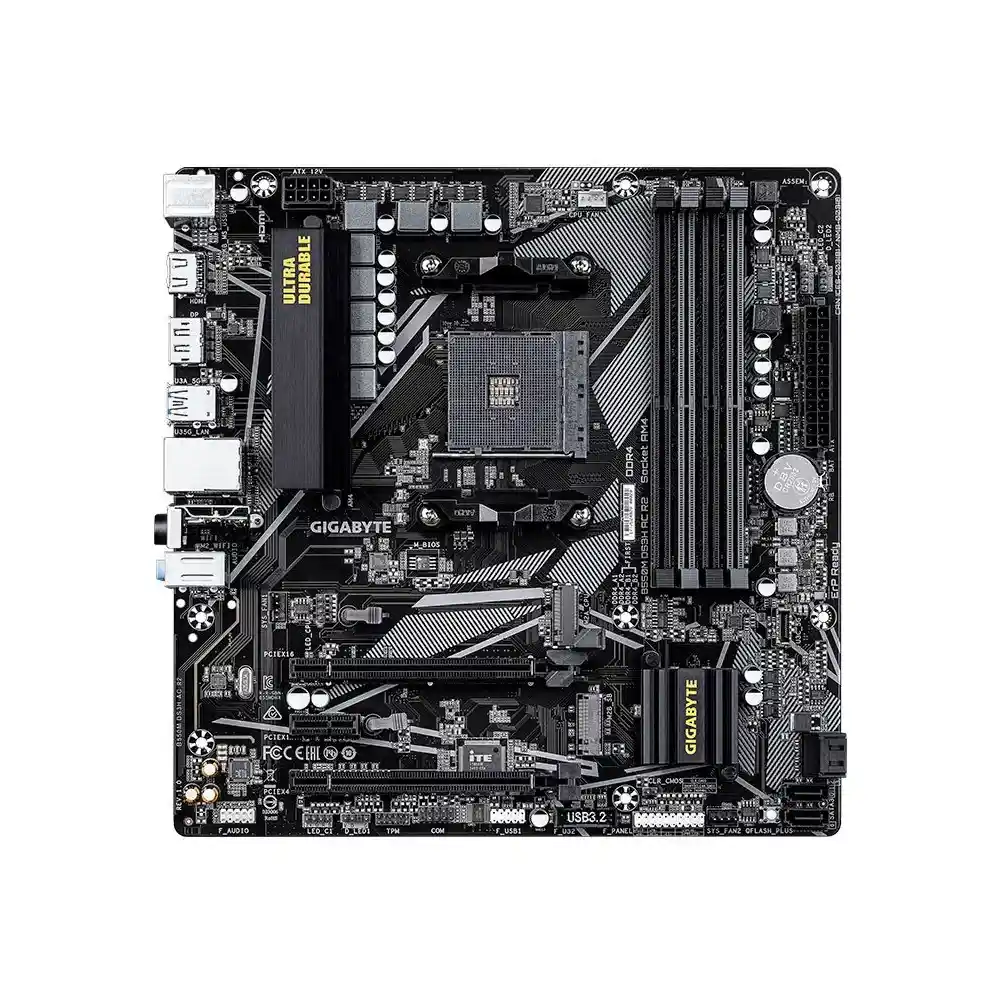 Placa Madre GIGABYTE B550M DS3H AC R2 AM4 Wi-Fi DDR4