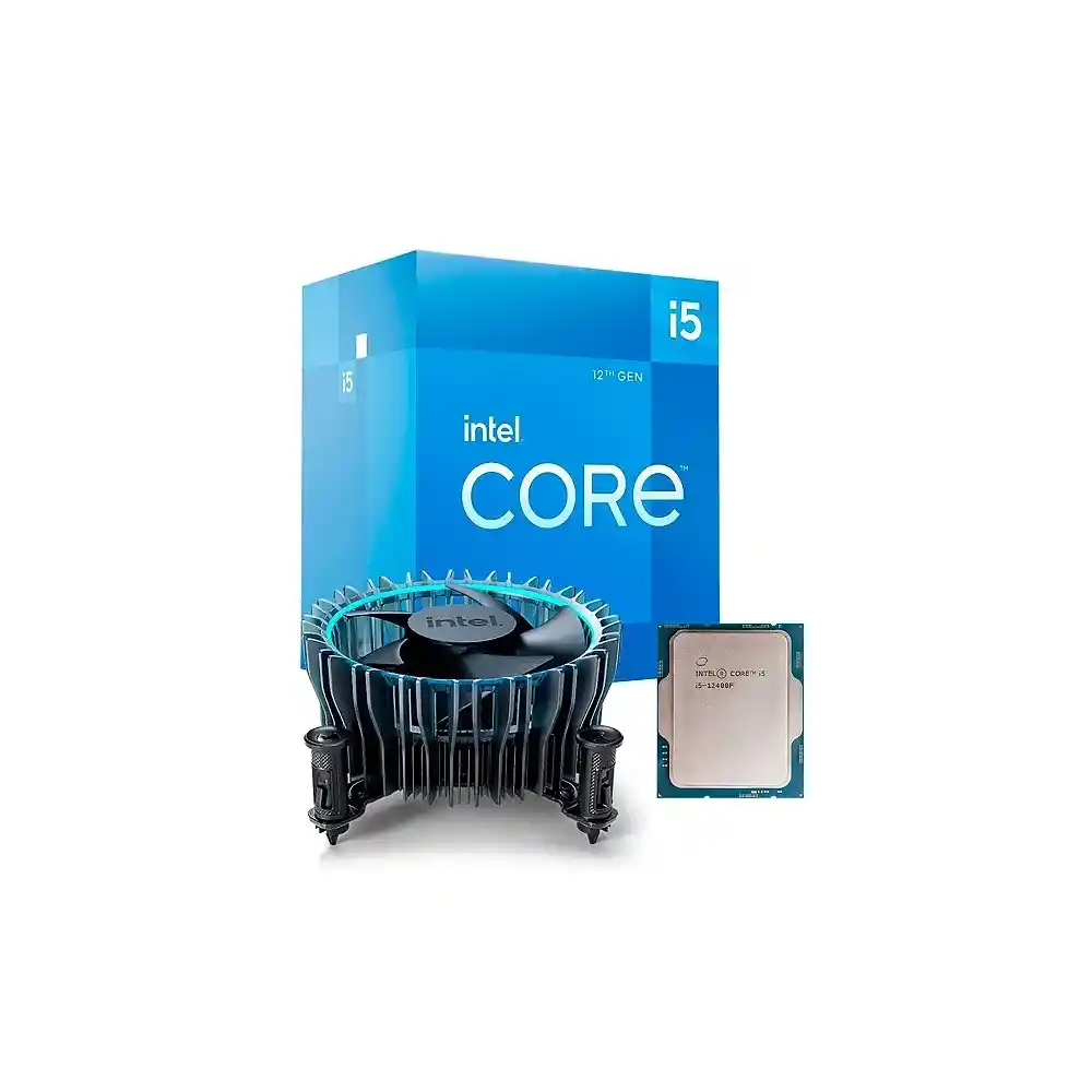 Procesador INTEL Core i5-12400F 12va Gen 6 Núcleos LGA1700