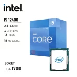 Procesador INTEL Core i5-12400F 12va Gen 6 Núcleos LGA1700 - Imagen 2